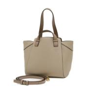 Pre-owned Leather handbags Loewe Pre-owned , Beige , Dames