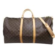 Pre-owned Canvas handbags Louis Vuitton Vintage , Brown , Dames