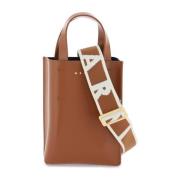 Stijlvolle Nano Museo Tote Tas Marni , Brown , Dames