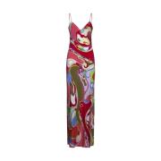 Elegante Lange Jurk Emilio Pucci , Multicolor , Dames