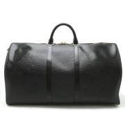 Pre-owned Leather handbags Louis Vuitton Vintage , Black , Dames