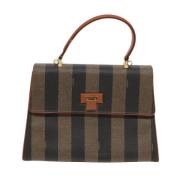 Pre-owned Canvas fendi-bags Fendi Vintage , Brown , Dames