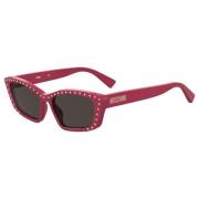 Stijlvolle zonnebril Mos091/S C9A/Ir Moschino , Red , Dames