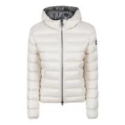 Ivoor Nylon Hooded Puffer Jas Colmar , Beige , Dames