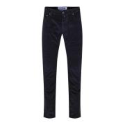 Exclusieve Nick Cord Fluweel Broek Jacob Cohën , Blue , Heren