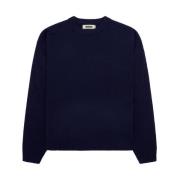 Gebreide Sweatshirt WBKurt Base Woodbird , Blue , Heren