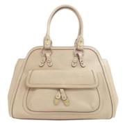 Pre-owned Leather handbags Anya Hindmarch Pre-owned , Beige , Dames