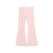 Bloemenfluwelen Flare Broek Soulland , Pink , Dames