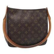 Pre-owned Canvas louis-vuitton-bags Louis Vuitton Vintage , Brown , Da...