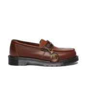 Klassieke Kalfsleren Loafer Bruin Dr. Martens , Brown , Heren