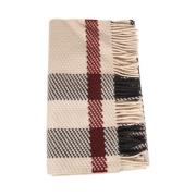 Geruit Textuur Sjaal Burberry , Multicolor , Dames