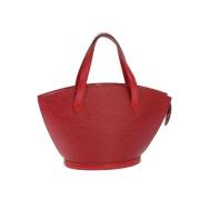 Pre-owned Leather louis-vuitton-bags Louis Vuitton Vintage , Red , Dam...