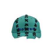 Groene Stitches Klassieke Pet Botter , Green , Unisex