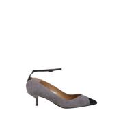 Paris Grey/Black Pinot Pump Aquazzura , Gray , Dames