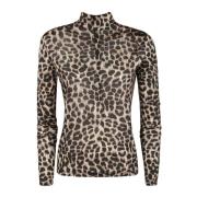 Gestreepte blouse voor vrouwen Blumarine , Brown , Dames