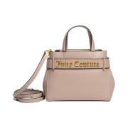 Taupe Dubbele Handvat Eco Leren Tas Juicy Couture , Beige , Dames