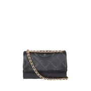 Omkeerbare Schoudertas - Fleming Soft Tory Burch , Black , Dames