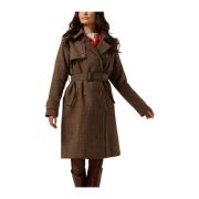 Bruine Trenchcoat Eden Suncoo , Brown , Dames