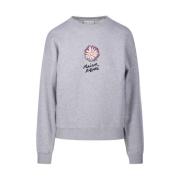 Drijvende Bloem Comfort Sweater Maison Kitsuné , Gray , Dames