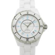 Pre-owned Stainless Steel watches Chanel Vintage , White , Heren