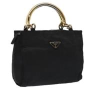 Pre-owned Nylon handbags Prada Vintage , Black , Dames