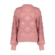 Bloemen Dot Pullover Sweater Geisha , Pink , Dames