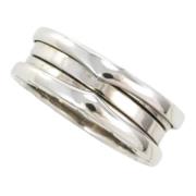 Pre-owned Metal rings Bvlgari Vintage , Gray , Dames