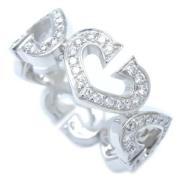 Pre-owned White Gold rings Cartier Vintage , Gray , Dames