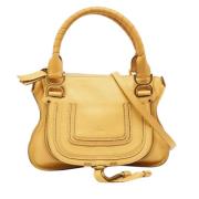 Pre-owned Leather handbags Chloé Pre-owned , Yellow , Dames