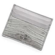 Pre-owned Leather wallets Miu Miu Pre-owned , Gray , Dames