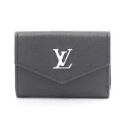 Pre-owned Leather wallets Louis Vuitton Vintage , Black , Dames