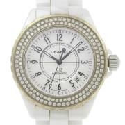 Pre-owned Stainless Steel watches Chanel Vintage , White , Heren