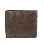 Pre-owned Leather wallets Bottega Veneta Vintage , Brown , Heren