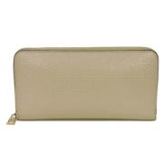 Pre-owned Leather wallets Loewe Pre-owned , Beige , Dames