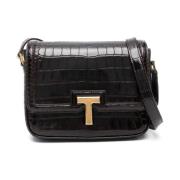 Bruine Schoudertas Elegante Stijl Tom Ford , Brown , Dames