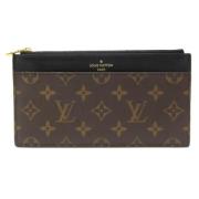 Pre-owned Fabric wallets Louis Vuitton Vintage , Brown , Dames