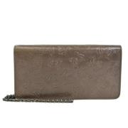 Pre-owned Leather wallets Bottega Veneta Vintage , Brown , Dames