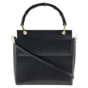 Pre-owned Leather gucci-bags Gucci Vintage , Black , Dames