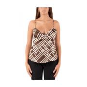 Stijlvolle Top Donna Liu Jo , Brown , Dames