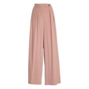 Poeder Wollen Broek Elegant Stijlvolle Look Dries Van Noten , Pink , D...