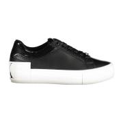 Zwarte sneakers voor dames met sportschoenstijl Calvin Klein , Black ,...