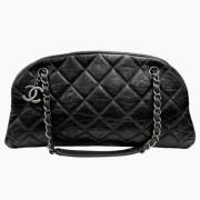 Pre-owned Leather chanel-bags Chanel Vintage , Black , Dames