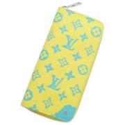 Pre-owned Fabric wallets Louis Vuitton Vintage , Yellow , Dames