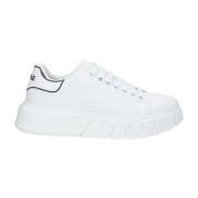 Witte Sneaker met 4cm Rubberen Zool Gaëlle Paris , White , Heren