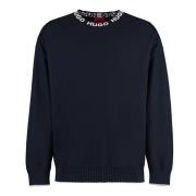 Knitwear Hugo Boss , Blue , Heren