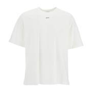 Oversized Crewneck T-shirt Off White , White , Heren