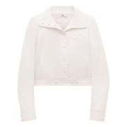 Witte Vinyl Jas Courrèges , White , Dames