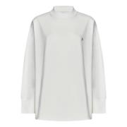 Wit Katoenen Jersey T-Shirt Chic Stijl The Attico , White , Dames