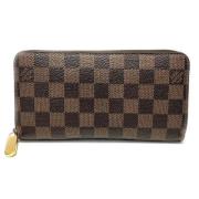 Pre-owned Canvas wallets Louis Vuitton Vintage , Brown , Dames