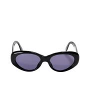 Pre-owned Acetate sunglasses Chanel Vintage , Black , Dames